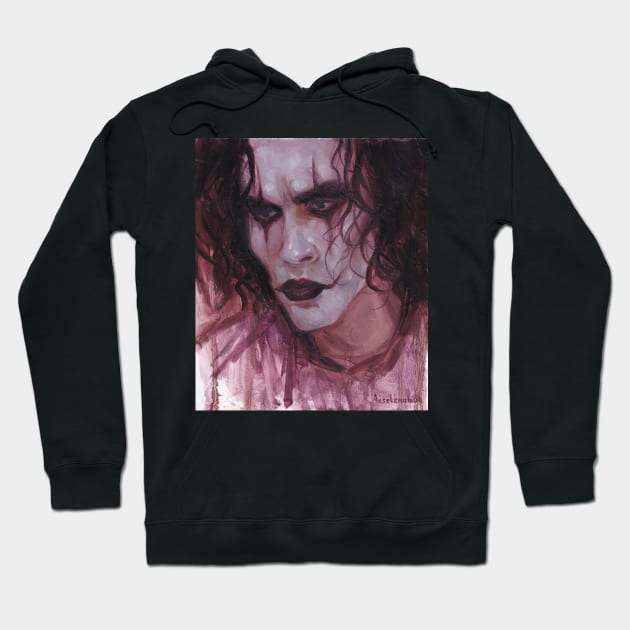 Ansekenamun- The Crow Brandon Lee Hoodie by Ansekenamun